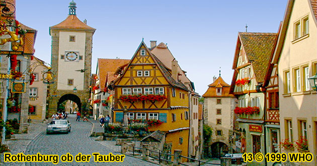 Gnstiger Urlaub in Rothenburg ob der Tauber in Bayern